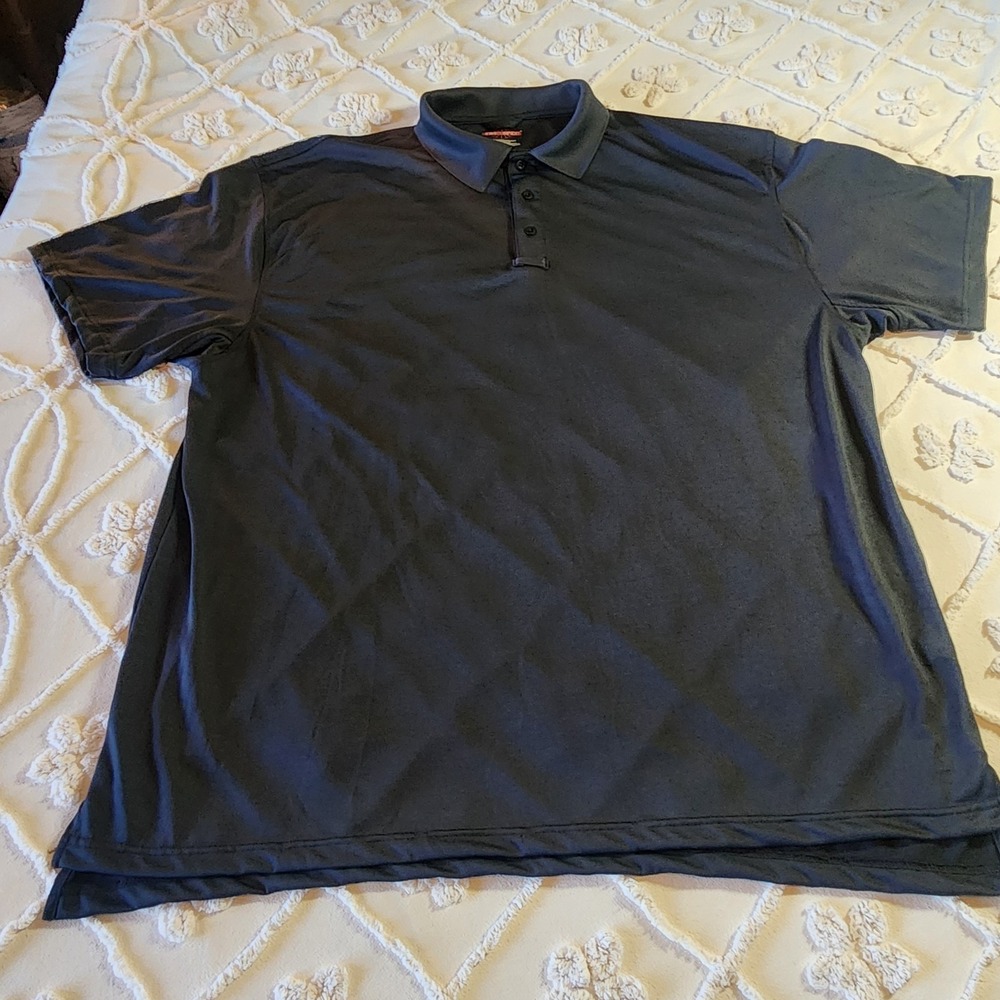 Tru-Spec Short Sleeve Performance Polo shirt‎ 24-7 Mens 4XL Dark Gray  security